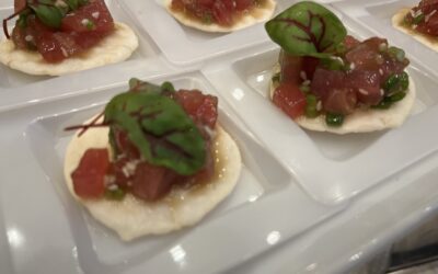 Gluten Free Ahi Tuna Tartare Wakame Crisp